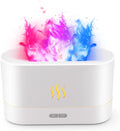 Colorful Flame Air Aroma Diffuser Humidifier, Upgraded 7 Flame Color Noiseless by SENMUL