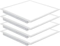 NUWATT 4 Pack, 2x2 FT LED Ceiling Panel, 4400 Lumens, 0-10V Dimmable, Flat by NUWATTLighting