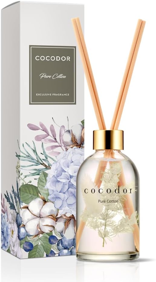 COCODOR Herbarium Reed Diffuser/Pure Cotton/6.7oz/ Fragrance Scent Essential by Cocodor