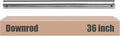 DPXMYG 36 inch Ceiling Fan Downrod by dpxmyg
