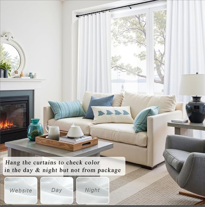 Drapes 84 Inch Length 2 Panels Set - Image 7
