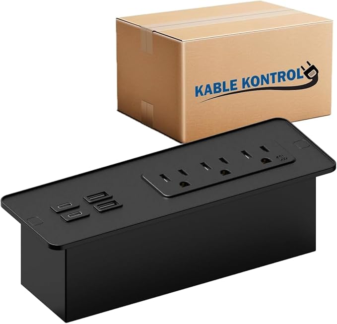Kable Kontrol Recessed Power Strip by KABLEKONTROL%C2%AE