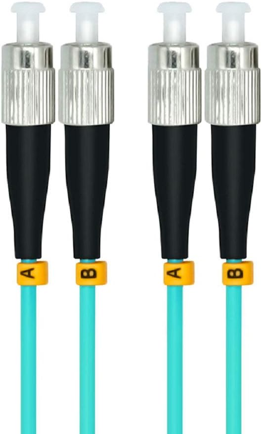 Jeirdus 20Meters 65ft Duplex 50/125 10G OM3 Multi-Mode Fiber Optic Cable Jumper - Image 2