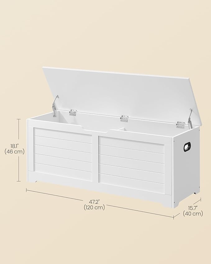 VASAGLE Storage Chest, Storage Bench - Image 3