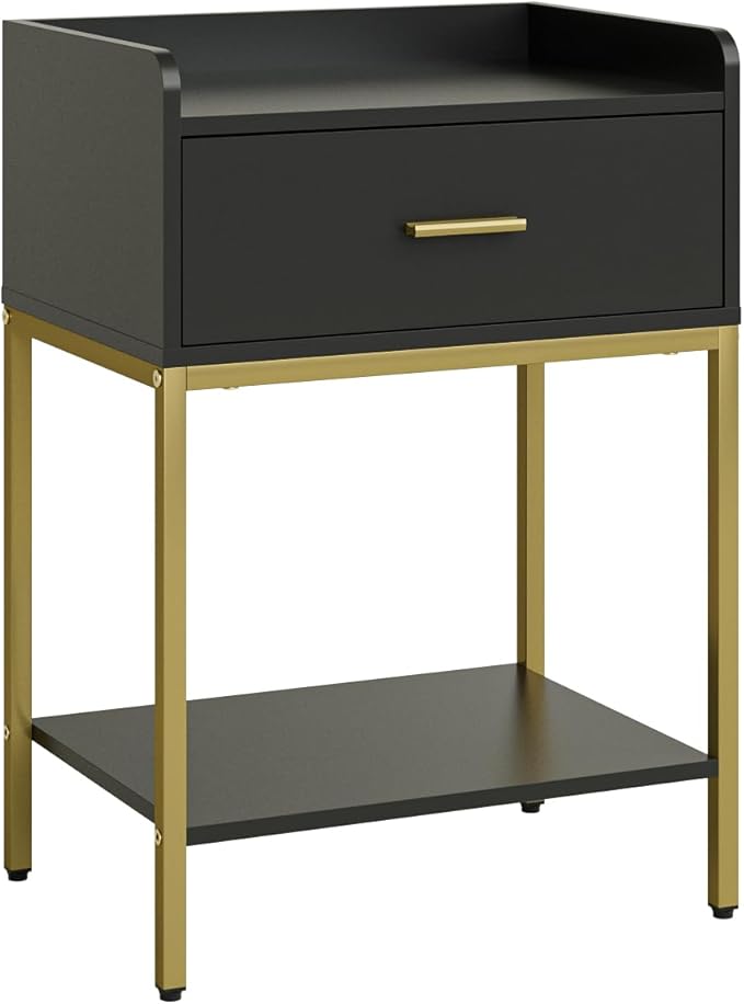 Masupu Nightstand, Bedside Table 3-Tier Modern Night Stand - Image 8