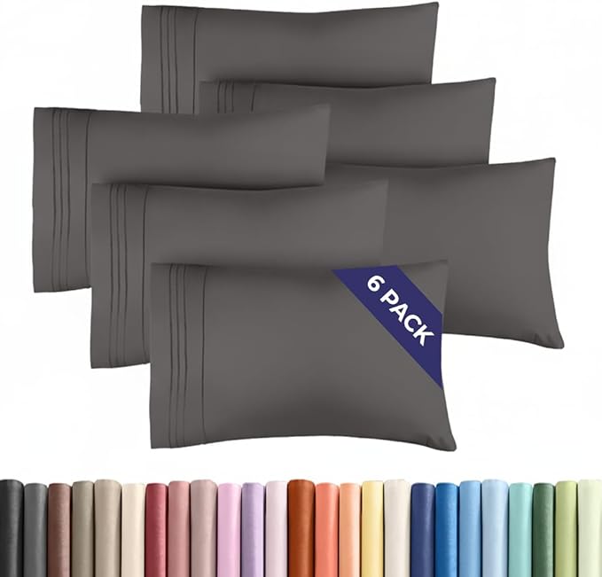 King Pillow Cases Set of 6 by CGKUnlimited