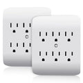 ELEGRP 6-Outlet Extender with Central Anchor, 3-Prong Grounded Wall Tab by ELEGRP%7CELEGROUP