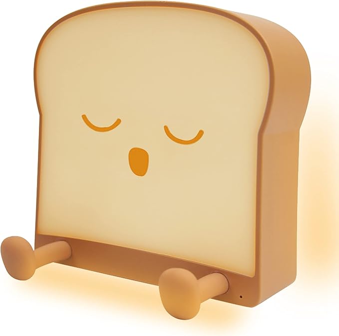 QANYI Cool Toast Bread Night Lamp, Desk Lamp Gifts by QANYI