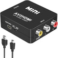 Kirzi AV to HDMI Converter, RCA to HDMI Converter, 1080P Mini RCA Composite by techfollower