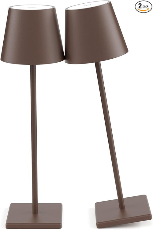 2 Packs LED Cordless Table Lamp, Rechargeable Battery Desk lamp 5500mAh Battery by Aoceley