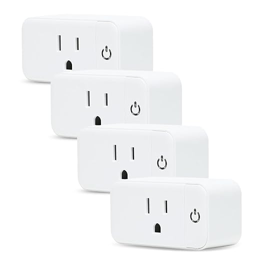Lunabode LED 4 Pack Smart Home Wi-Fi Plugs by LunabodeLED