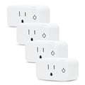 Lunabode LED 4 Pack Smart Home Wi-Fi Plugs by LunabodeLED