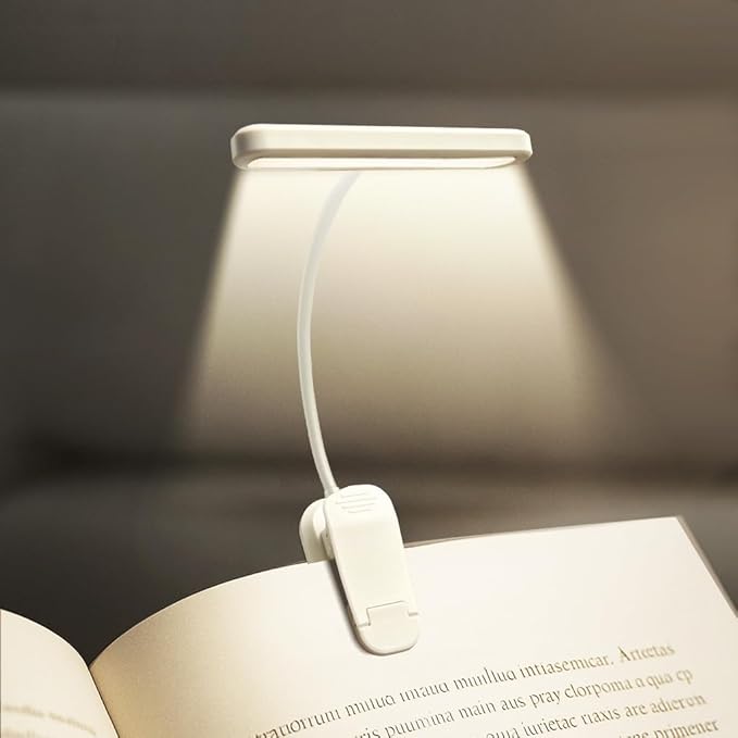 Rechargeable Book Lights for Reading at Night 25 LED by HOXUTYM