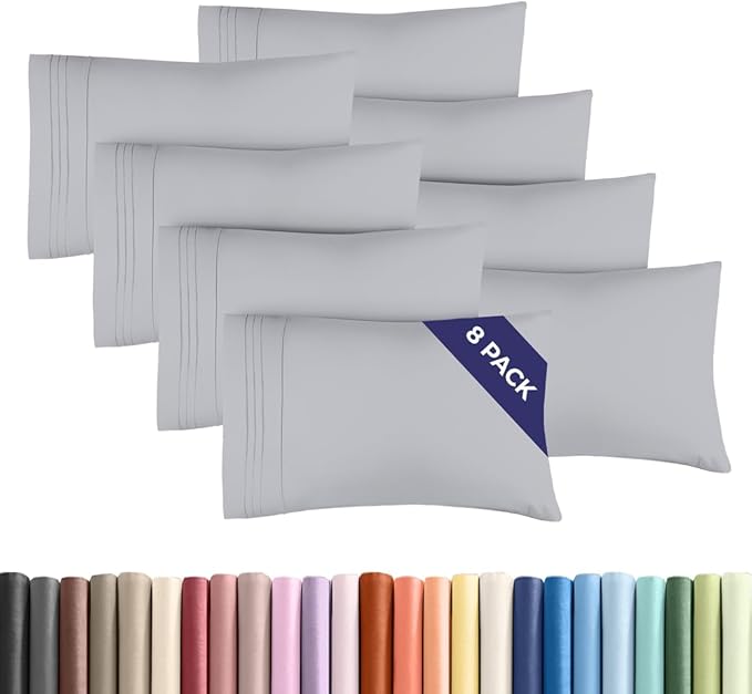 King Pillow Cases Set of 8 by CGKUnlimited