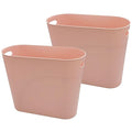 ROYFACC Small Trash Can Plastic Bathroom Wastebasket 3.2 Gallon Slim Garbage by ROYFACC
