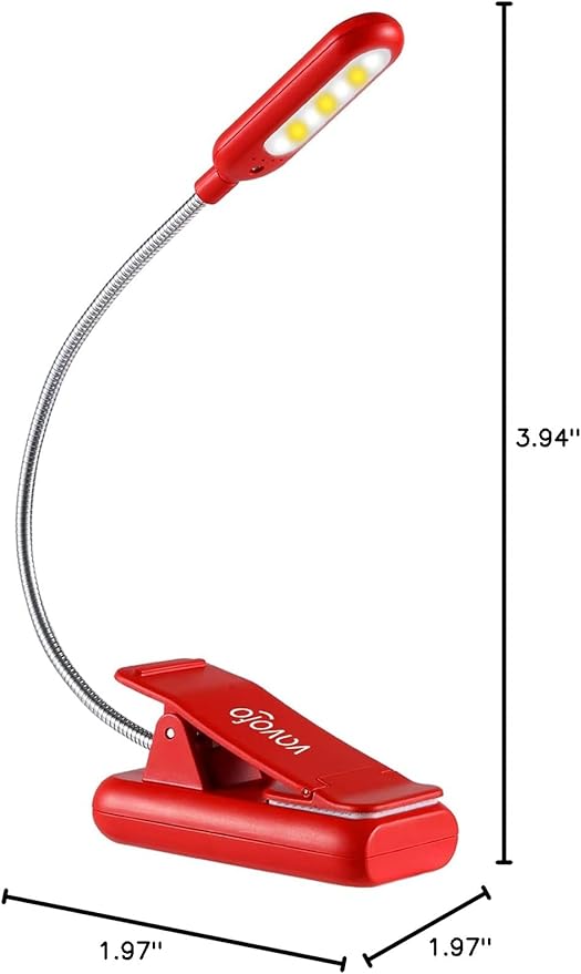 VAVOFO Rechargeable Book Light for Reading in Bed Kids, 7 LED Reading Light - Image 8