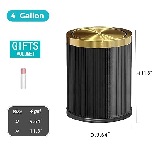 4 Gallon Bathroom Trash Can - Image 7
