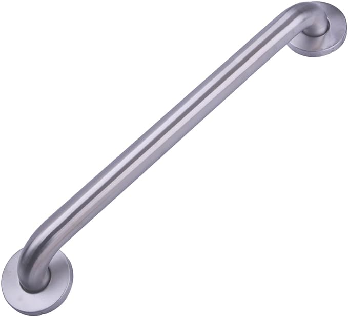 Amazon Basics Bathroom Handicap Safety Grab Bar, 18 Inch Length, 1.25 Inch by AmazonBasics