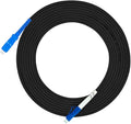 Jeirdus 40M LC to SC Outdoor Armored Simplex 9/125 SM Fiber Optic Cable Jumper by Jeirdus