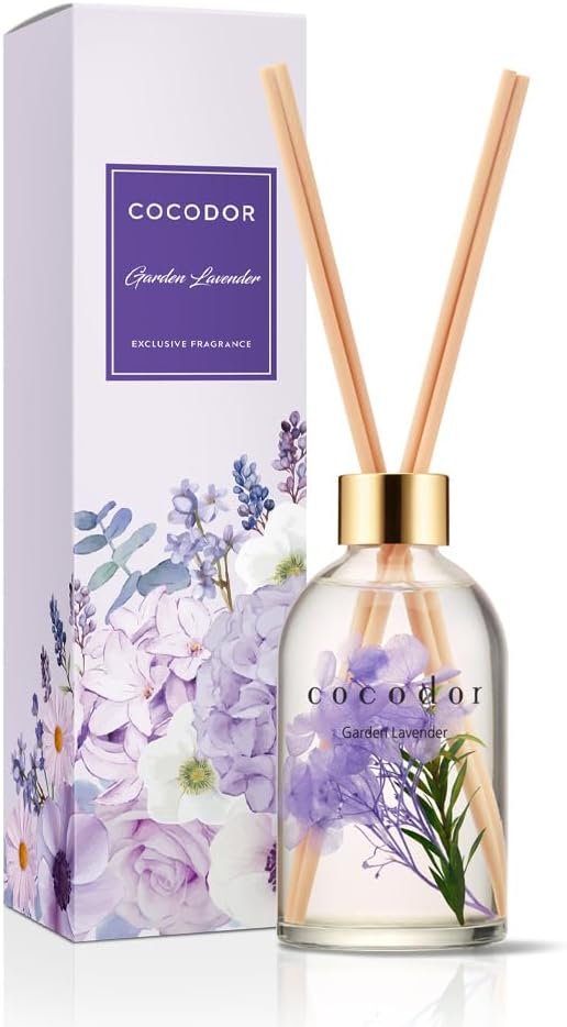 COCODOR Herbarium Reed Diffuser/Garden Lavender/6.7oz/ Fragrance Scent by Cocodor