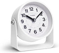 TIMESS Analog Alarm Clock, Silent Non-Ticking Quartz Movement, Battery-Operated by TIMESS