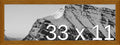 Frame It Easy 33 x 11 Hazel Wood Frame by FrameItEasy