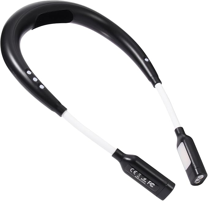 Neck Light with Neck Heating, 2000mAh Rechargeable Battery, Hands-Free Reading by Bsdgeclogy