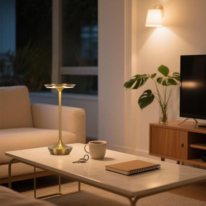 EJQ Rechargeable Cordless Table Lamp, 6000mAh Battery Operated LED Table Lights - Image 7