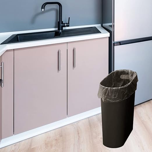 ROYFACC Small Trash Can Plastic Bathroom Wastebasket 3.2 Gallon Slim Garbage - Image 7