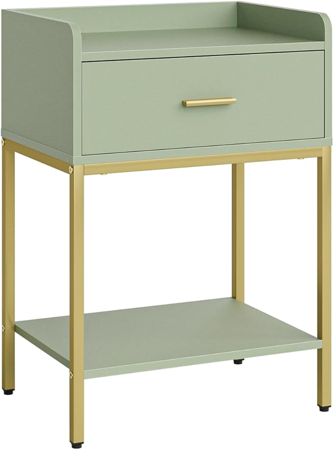 Masupu Nightstand, Bedside Table 3-Tier Modern Night Stand - Image 8