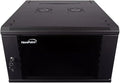 NavePoint 6U Server Cabinet Wall Mount Rack Enclosure Includes 2 Fans, Locking by NavePoint