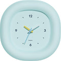 mooas Cute Mini Analog Marshmallow Clock 6.9 Inch Aesthetic Small Silent by mooas
