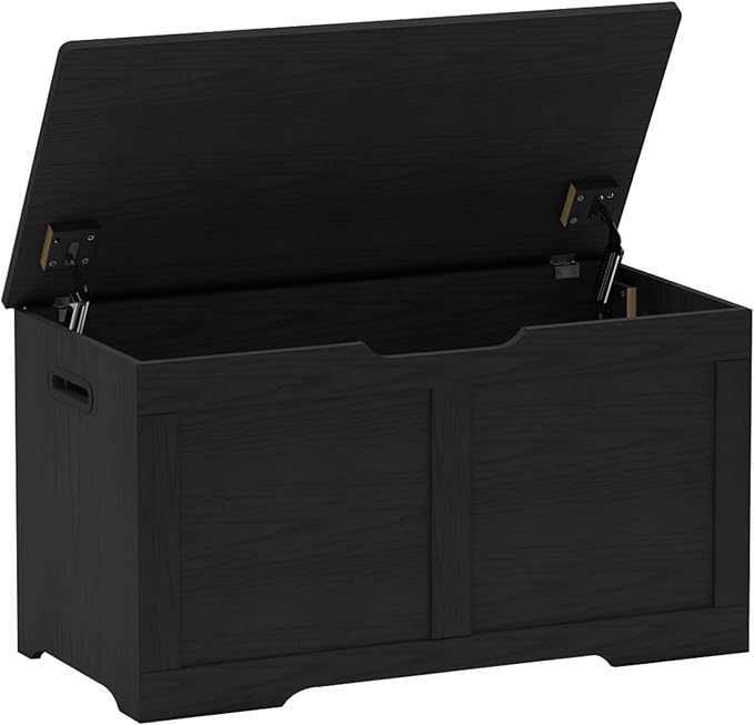 Timberer 31.5" Storage Chest, Wooden Storage Bench, Lift Top Toy Chest by Timberer