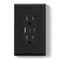 ELEGRP USB Outlets, 15 Amp Wall Outlet by ELEGRP%7CELEGROUP
