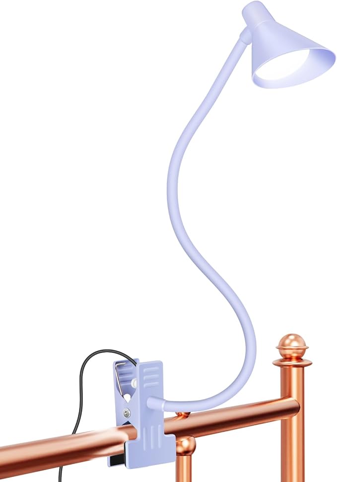 Desk Lamp Clip on Lamp for Bed Headboard LED Reading Light for Bed, 3 Colors 10 by LiFMIRA