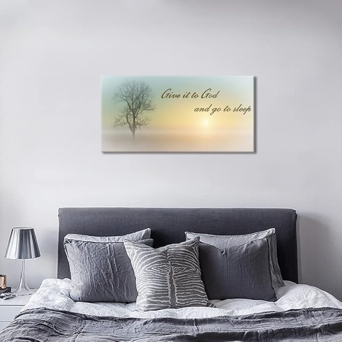 Wall Art for Bedroom of Waterproof Quote Paintings, Family Wall Decor of Misty - Image 3