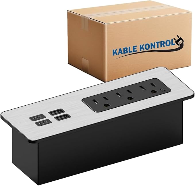 Kable Kontrol Recessed Power Strip Kit by KABLEKONTROL%C2%AE