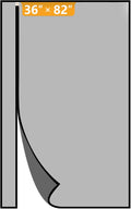 Yotache Reversible Left/Right Opening Magnetic Screen Door Fit Doors 36x82 Inch by yotache