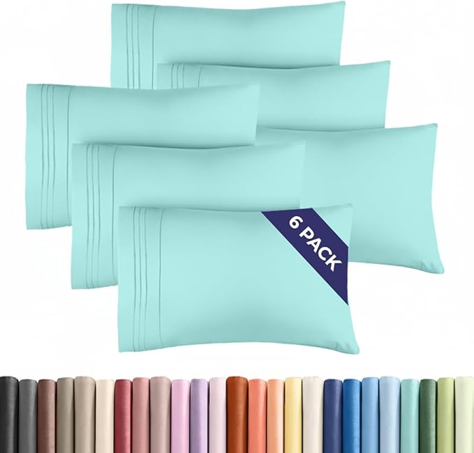 King Pillow Cases Set of 6 by CGKUnlimited