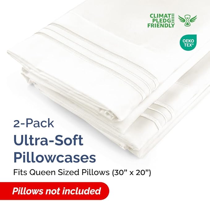 Queen Pillow Cases Set of 2 - Image 2