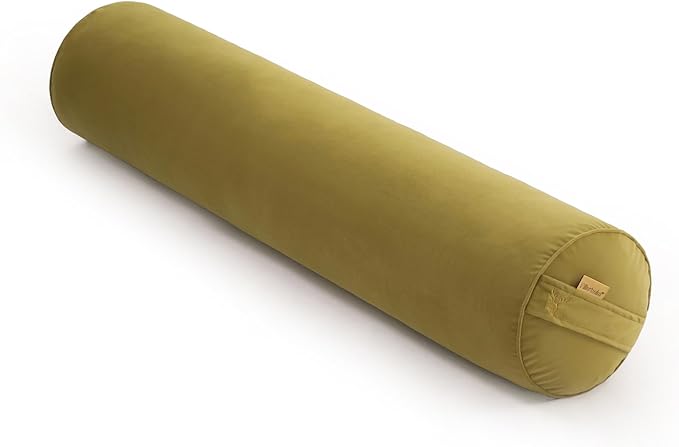 Long Round Body Pillow for Adults – Bolster Pillow for Bed, Cervical Roll Pillow by Ailuteie