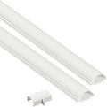 D-Line 31.4in TV Cord Hider, Patented Half Round Cable Cover, Hide Wall Mount by D-LineUSAinc