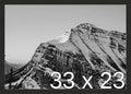Frame It Easy 33 x 23 Coffee Wood Frame by FrameItEasy