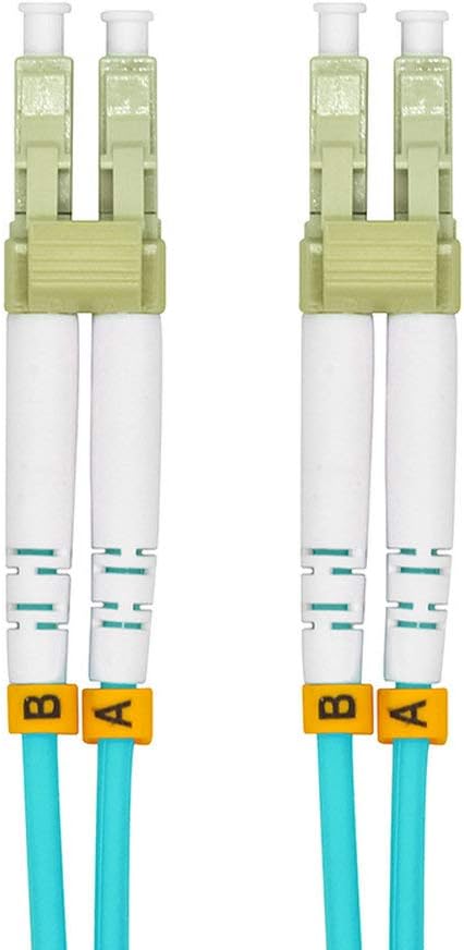 Jeirdus 2Meters 6ft LC to LC Duplex 50/125 10G OM3 Multi-Mode Fiber Optic Cable - Image 2