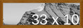 Frame It Easy 33 x 10 Hazel Wood Frame by FrameItEasy