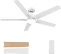 SODSEA Ceiling Fans with Lights, 52 inch White Ceiling Fan with Light and by SODSEA