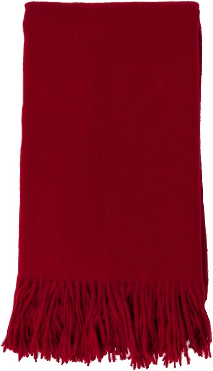 Alashan Cashmere Blend Ripple Finish Woven Throw by Alashan
