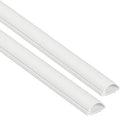 D-Line Half Round Cord Hider, Patented Cable Cover, Hide TV Wall Mount Wires by D-LineUSAinc