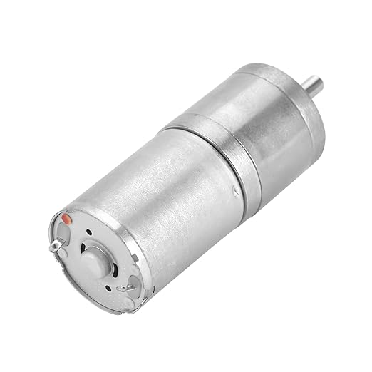 25mm DC 12V 25GA 370 Low Speed Metal Gear Motor - Image 3