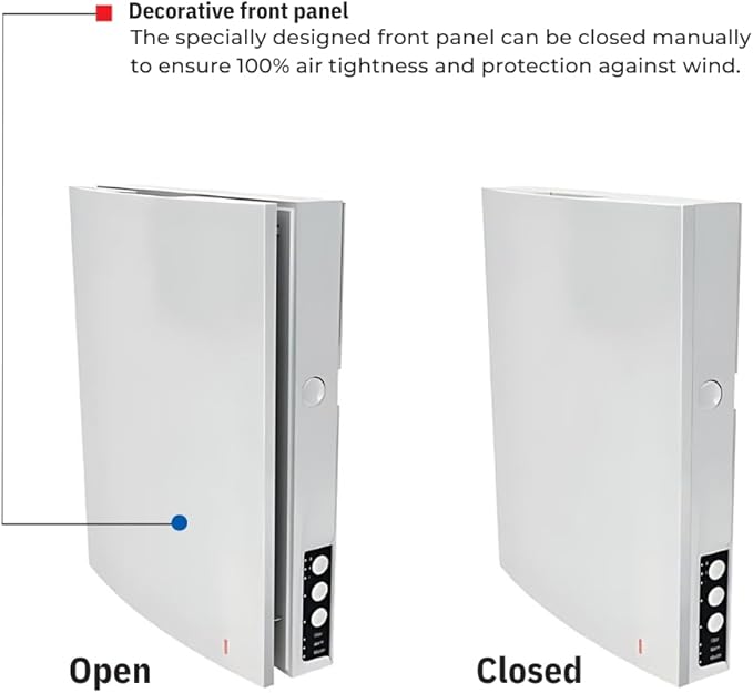VENTS-US TwinFresh Expert RW1-85-2 V.2 Ductless Through the Wall Ventilation Fan - Image 4